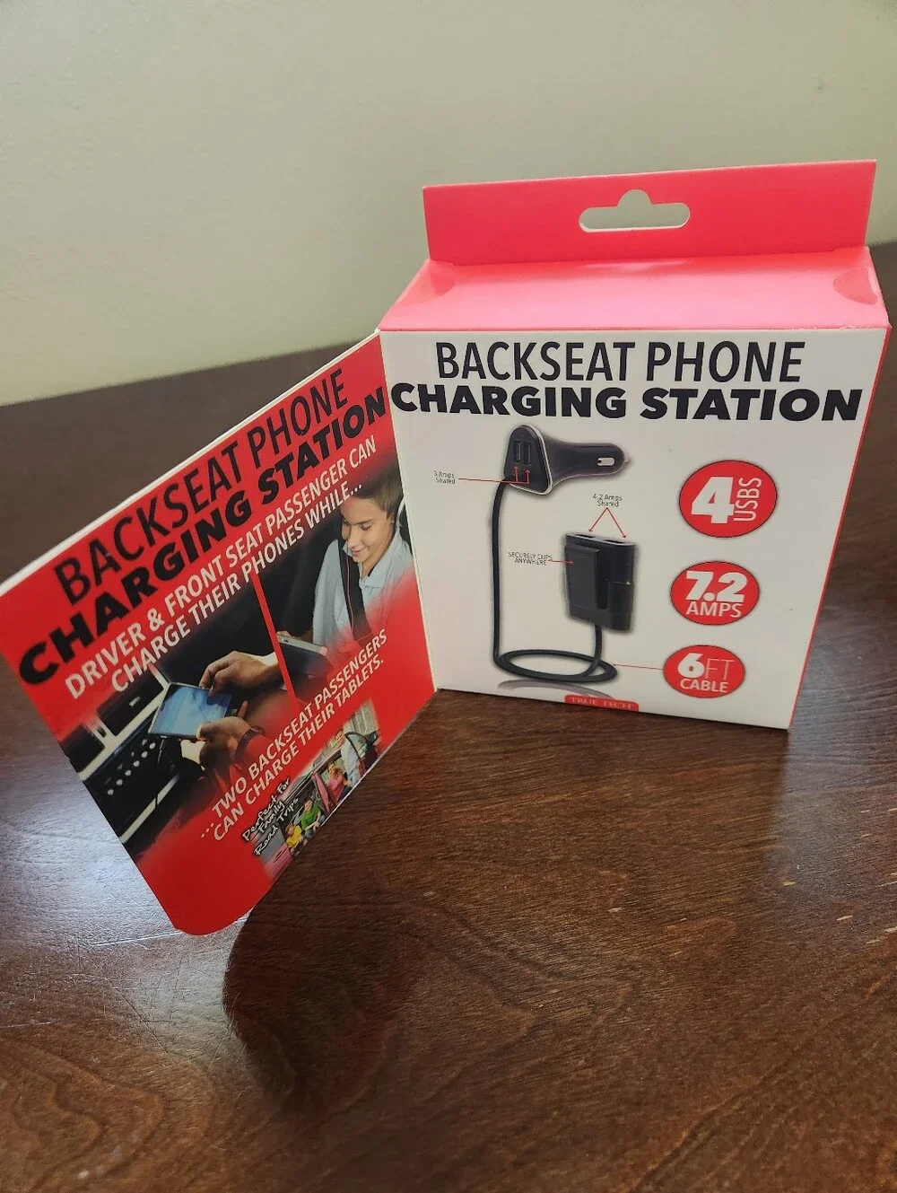 Backseat Phone Charging Station